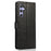 For Samsung Galaxy A55 5G Leather Case Zipper Wallet Stand Phone Cover - Black - 7