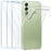 For Samsung Galaxy A55 5G Case Clear TPU Shell with 3Pcs 2.5D Arc Edge Tempered Glass Screen Film - 1
