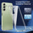 For Samsung Galaxy A55 5G Case Clear TPU Shell with 3Pcs 2.5D Arc Edge Tempered Glass Screen Film - 2