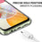 For Samsung Galaxy A55 5G Case Clear TPU Shell with 3Pcs 2.5D Arc Edge Tempered Glass Screen Film - 3