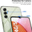 For Samsung Galaxy A55 5G Case Clear TPU Shell with 3Pcs 2.5D Arc Edge Tempered Glass Screen Film - 4