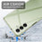 For Samsung Galaxy A55 5G Case Clear TPU Shell with 3Pcs 2.5D Arc Edge Tempered Glass Screen Film - 5