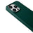 For iPhone 13 Pro Max Liquid Silicone Phone Case with Neck Strap Slim Fit Shockproof Cover - Blackish Green - 3