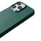For iPhone 13 Pro Max Liquid Silicone Phone Case with Neck Strap Slim Fit Shockproof Cover - Blackish Green - 4