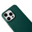 For iPhone 15 Pro Max Case Soft Touch Liquid Silicone Phone Cover with Neck Lanyard Strap - Blackish Green - 2