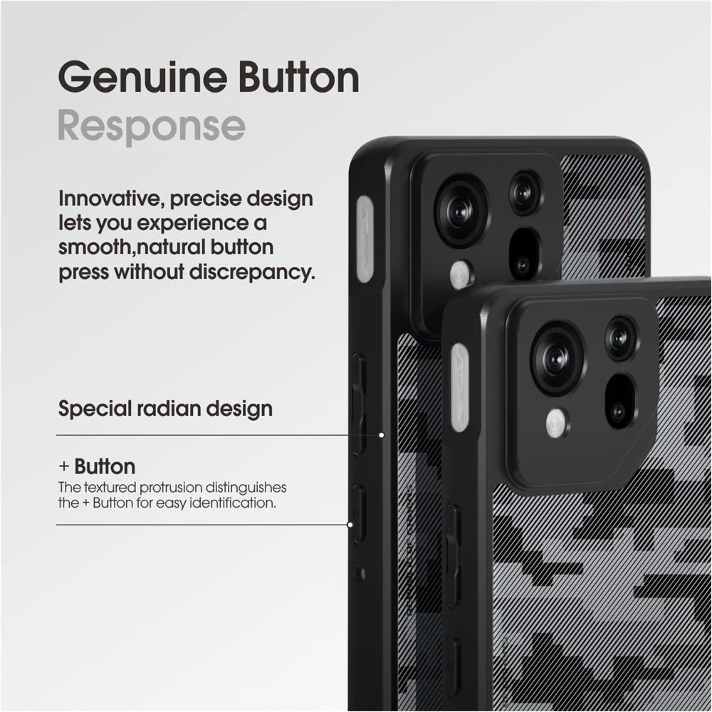 IBMRS For Asus ROG Phone 8 5G Case TPU+PC Shockproof Protection Phone Cover - Grid Camouflage - 4