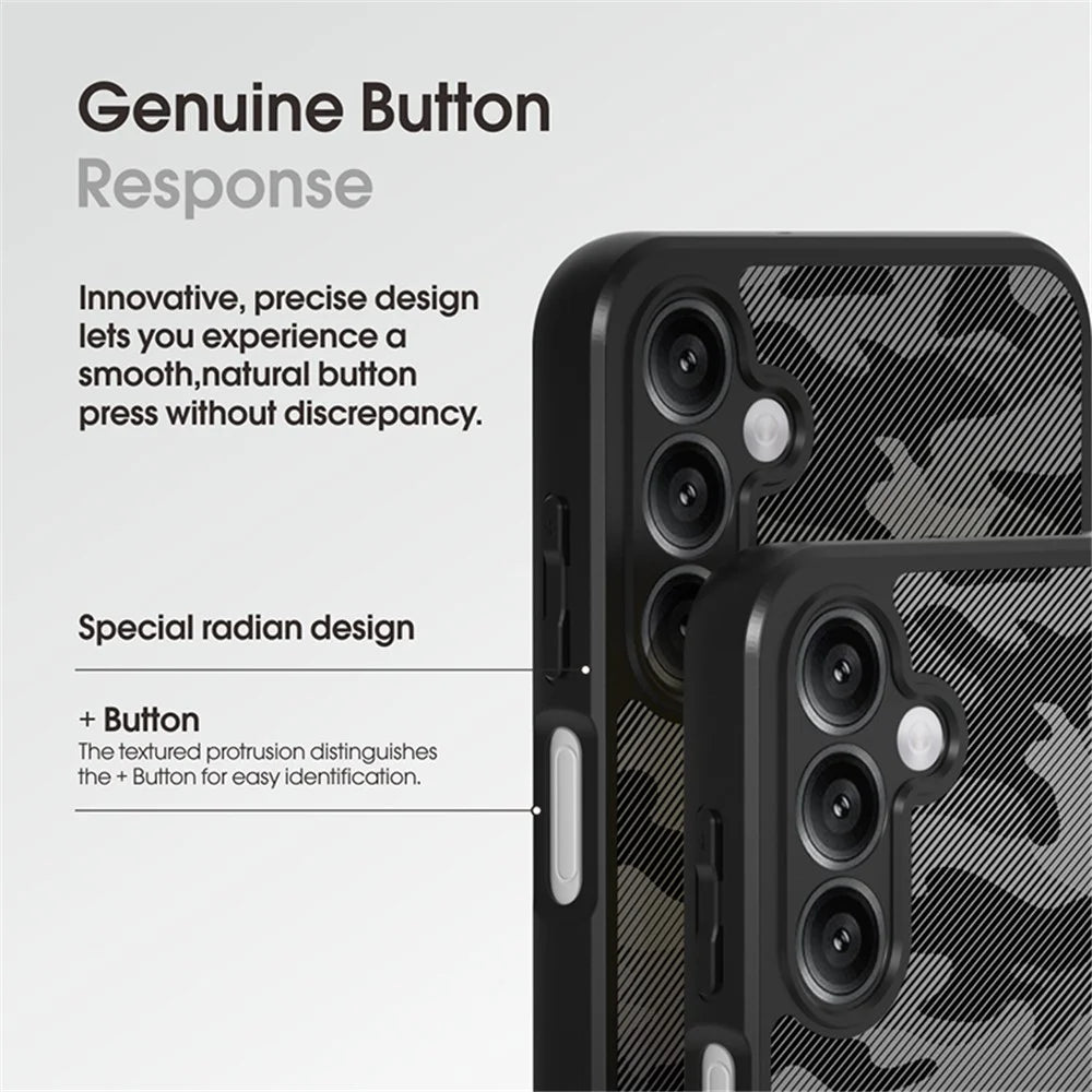 IBMRS For Samsung Galaxy A15 4G / 5G Case Drop Protection TPU+PC Phone Cover - Artistic Camouflage - 4
