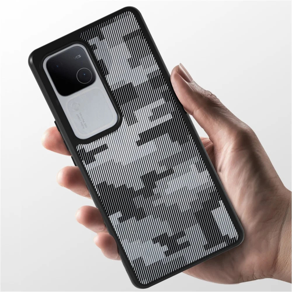 IBMRS For vivo S18 5G / S18 Pro 5G Case TPU + PC Dual Protection Phone Cover - Grid Camouflage - 6