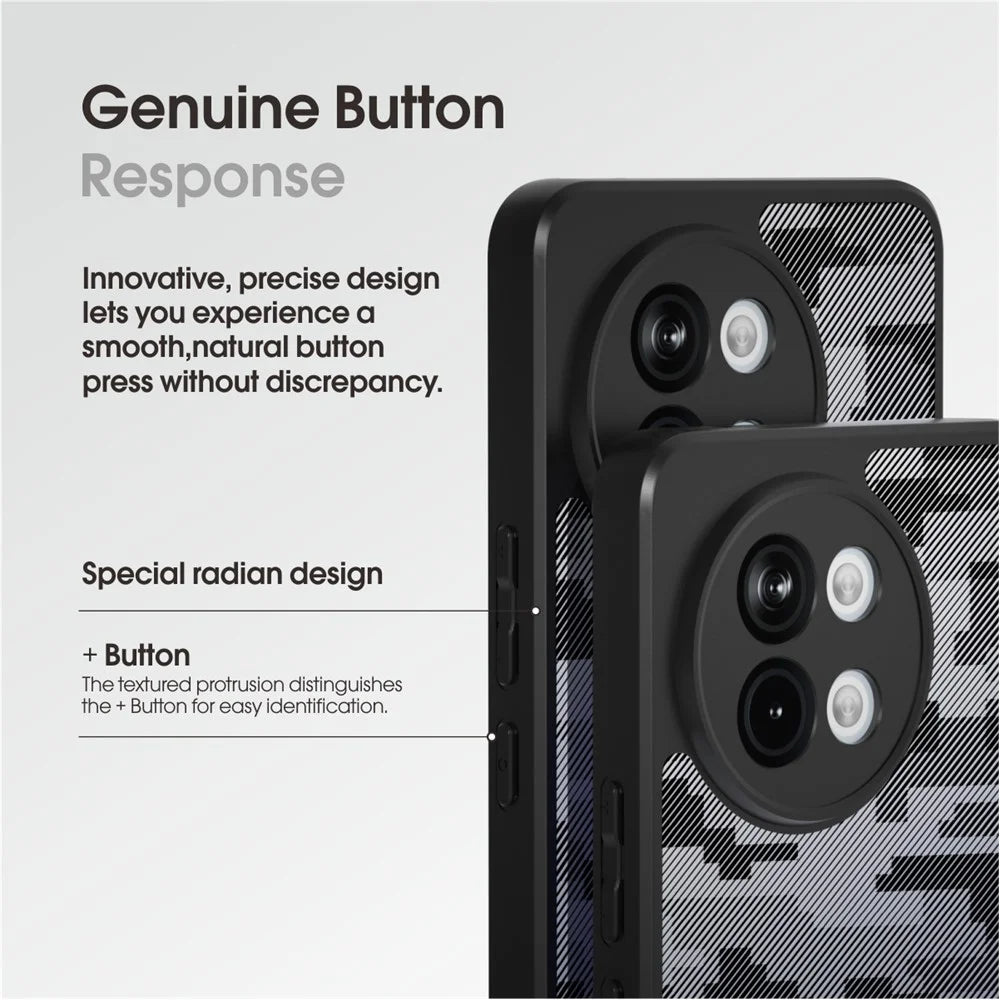 IBMRS For vivo S18e 5G Case Hybrid Soft TPU Frame+Hard PC Back Phone Cover - Grid Camouflage - 4