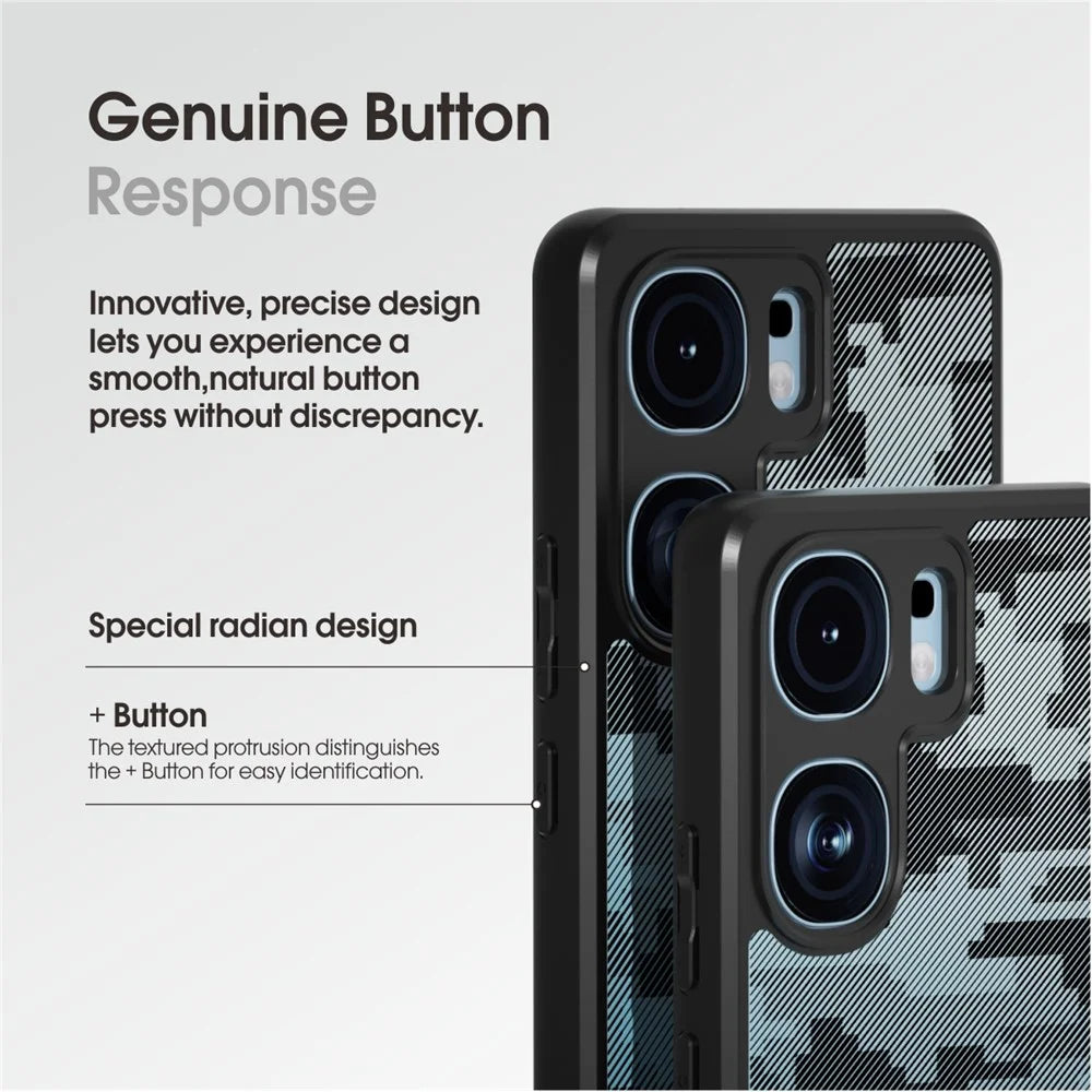IBMRS For vivo iQOO Neo9 5G / Neo9 Pro 5G Case TPU+PC Drop Resistance Phone Cover - Grid Camouflage - 4