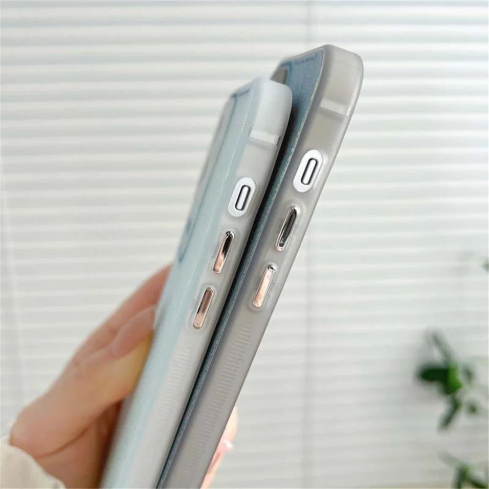 Q.COO Aurora Series for iPhone 11 Case TPU+PET Iridescent Protective Phone Cover - Transparent Pink - 4