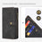 MEGSHI H1 Series For Samsung Galaxy S24 Leather Case Detachable 2-in-1 Phone Cover Wallet - Black - 4