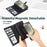 MEGSHI H1 Series For Samsung Galaxy S24 Leather Case Detachable 2-in-1 Phone Cover Wallet - Black - 5