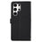 For Samsung Galaxy S23 Ultra Case with Hand Strap Rhombus Zipper Leather Phone Cover - Black - 7