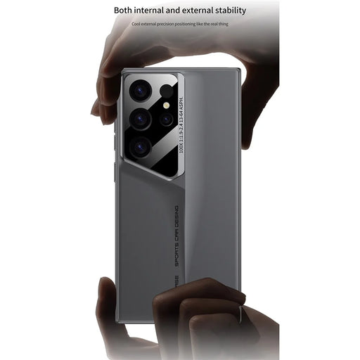 GKK For Samsung Galaxy S24 Ultra PC Case Anti-Drop Super Slim Shockproof Phone Case - Grey - 2