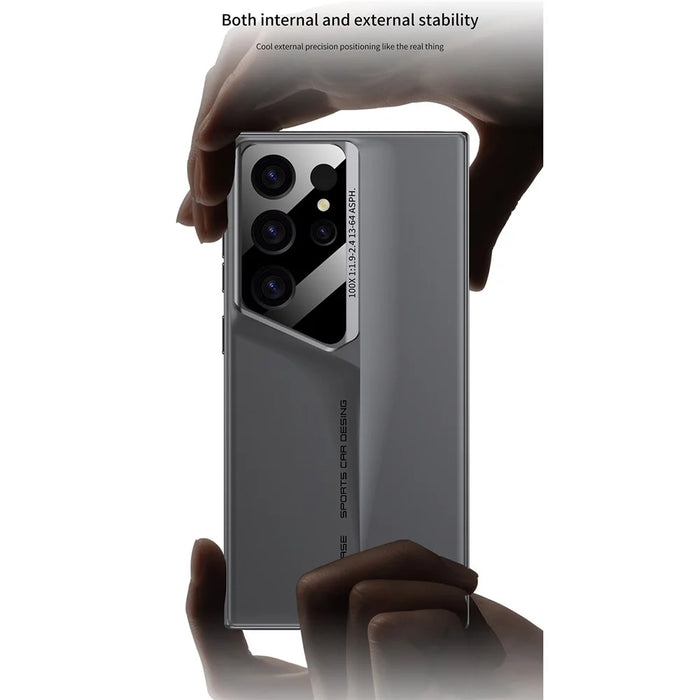 GKK For Samsung Galaxy S24 Ultra PC Case Anti-Drop Super Slim Shockproof Phone Case - Grey - 2