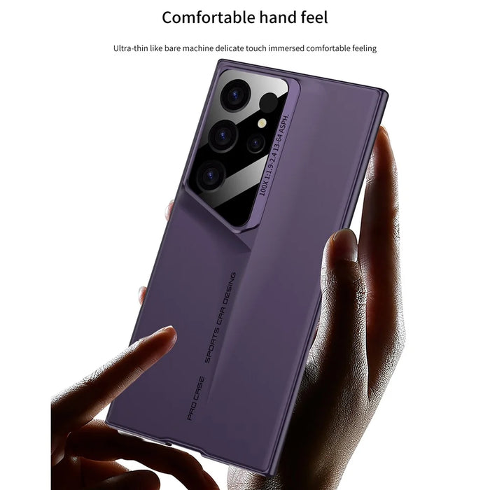GKK For Samsung Galaxy S24 Ultra PC Case Anti-Drop Super Slim Shockproof Phone Case - Grey - 4