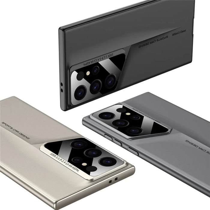 GKK For Samsung Galaxy S24 Ultra PC Case Anti-Drop Super Slim Shockproof Phone Case - Grey - 7