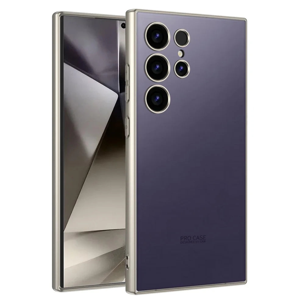 GKK For Samsung Galaxy S24 Ultra Case Skin-Touch AG Frosted Hard PC Phone Protector - Purple - 1