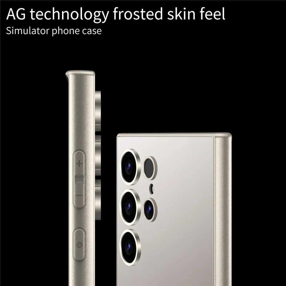 GKK For Samsung Galaxy S24 Ultra Case Skin-Touch AG Frosted Hard PC Phone Protector - Purple - 4
