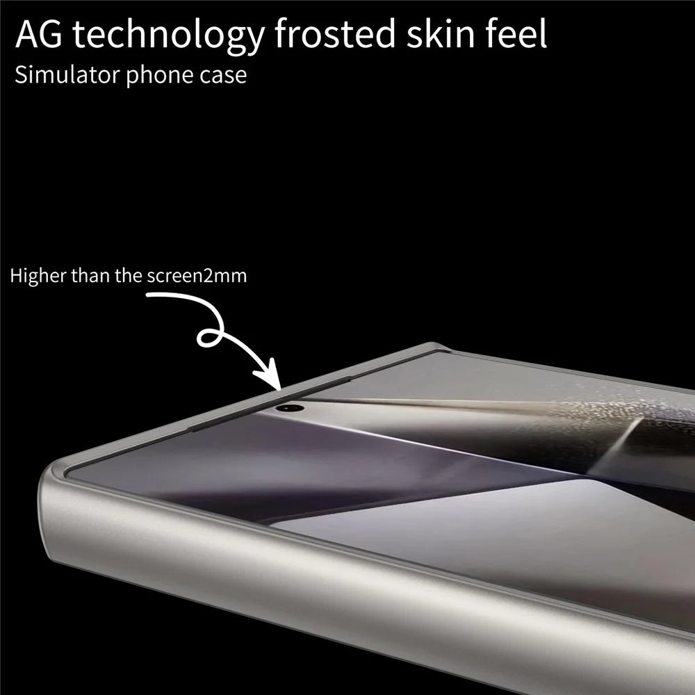 GKK For Samsung Galaxy S24 Ultra Case Skin-Touch AG Frosted Hard PC Phone Protector - Purple - 5