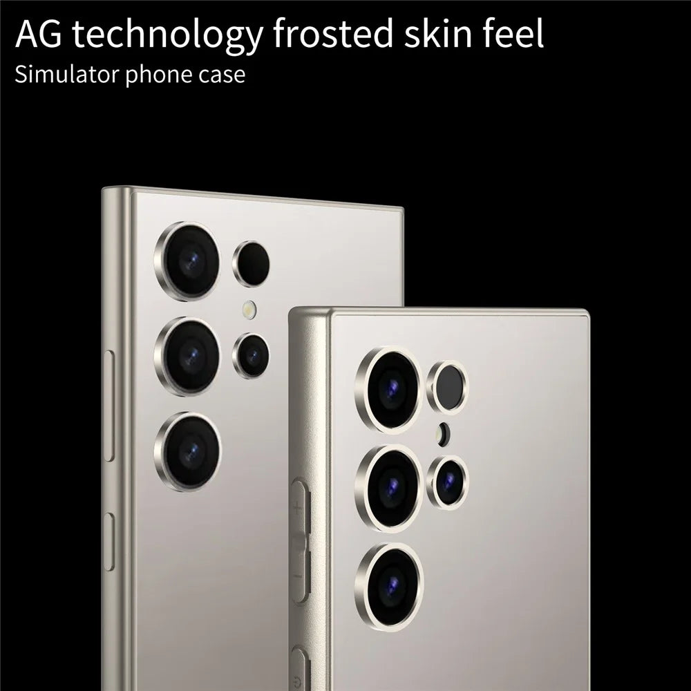 GKK For Samsung Galaxy S24 Ultra Case Skin-Touch AG Frosted Hard PC Phone Protector - Purple - 6