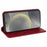 SUTENI For Samsung Galaxy S24 Mobile Phone Case PU Leather Foldable Stand Wallet Cover - Red - 3