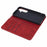 SUTENI For Samsung Galaxy S24 Mobile Phone Case PU Leather Foldable Stand Wallet Cover - Red - 5