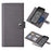 VILI GHA Series For Google Pixel 8 Pro RFID Blocking Case Card Holder Phone Cover Magnetic Case - Grey - 1