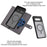VILI GHA Series For Google Pixel 8 Pro RFID Blocking Case Card Holder Phone Cover Magnetic Case - Grey - 6