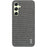 IMAK Ruiyi Series for Samsung Galaxy A55 5G Case Fabric Texture Leather+PC Phone Back Cover - Dark Grey - 4