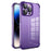 For iPhone 14 Pro Max Case Camera Protection TPU Phone Cover Four Corner Reinforced - Dark Purple - 1