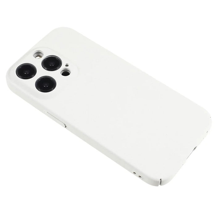 For iPhone 15 Pro Case Matte Hard PC Ultra-slim Cell Phone Cover - White - 4