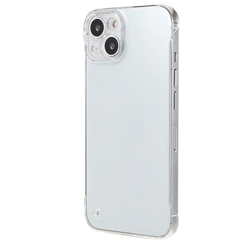 For iPhone 15 Case Hard PC Frameless Slim-Fit Cell Phone Cover - Transparent - 1