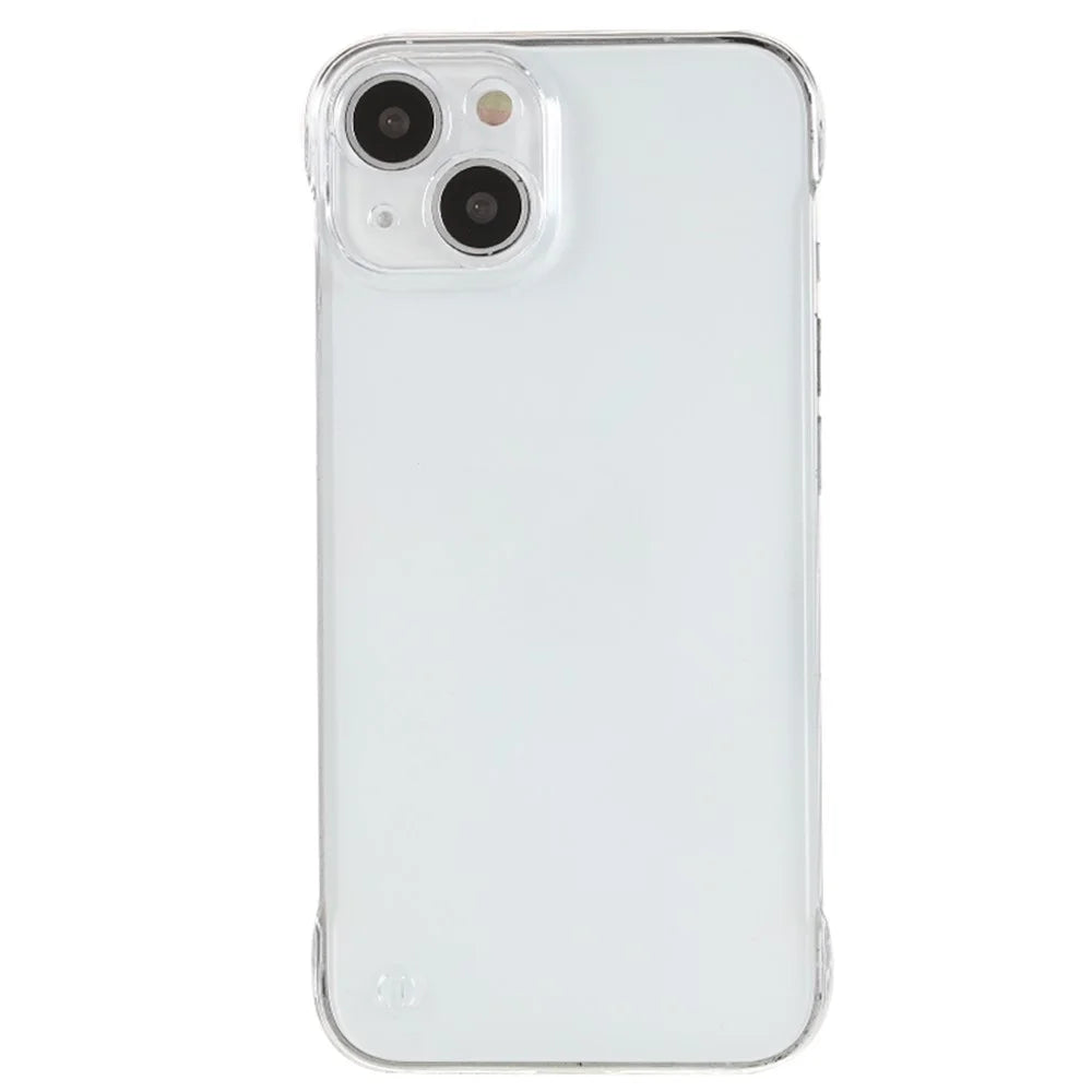 For iPhone 15 Case Hard PC Frameless Slim-Fit Cell Phone Cover - Transparent - 2