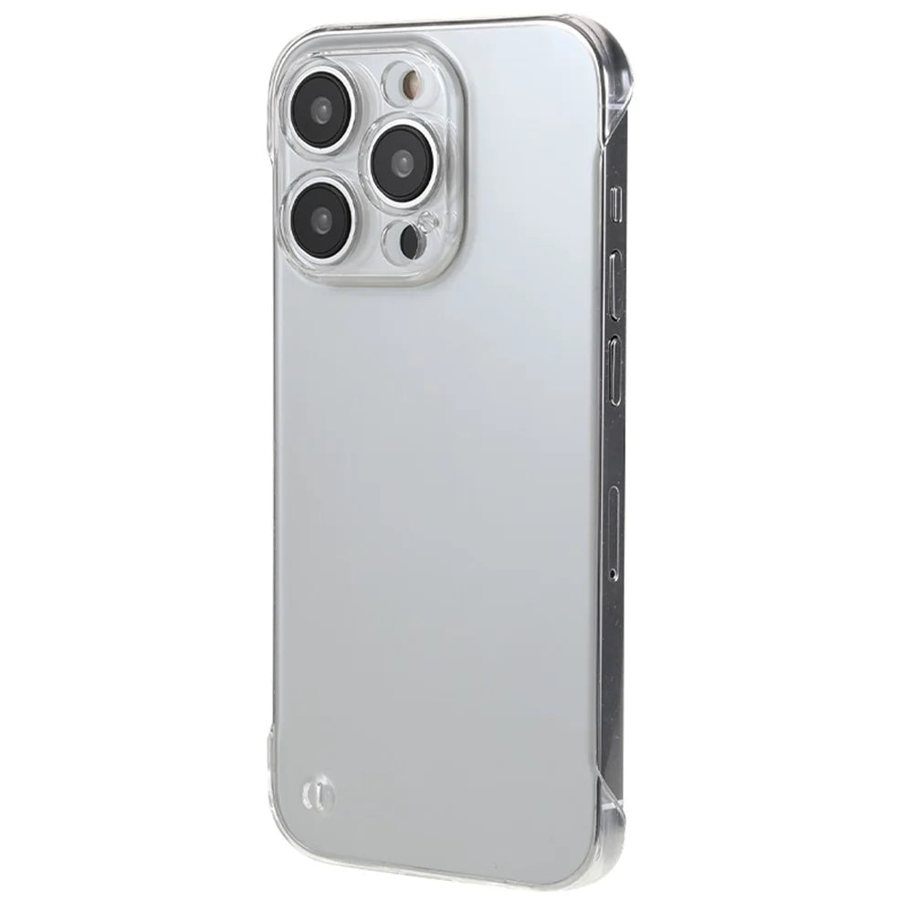 For iPhone 15 Pro Cell Phone Case Ultra-slim Hard PC Transparent Cover - 1
