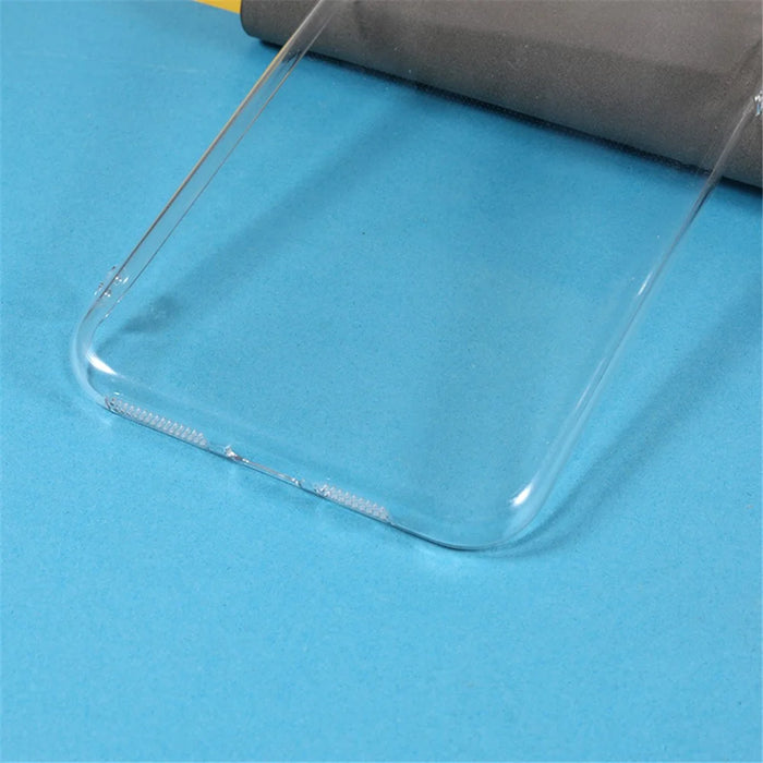 For iPhone 15 Pro Case Hard PC Transparent Protective Phone Cover with Glass Lens Film - 5