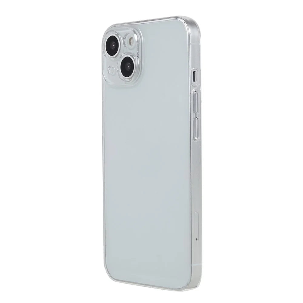 For iPhone 15 Case Hard PC Impact Protection Transparent Phone Cover - 1