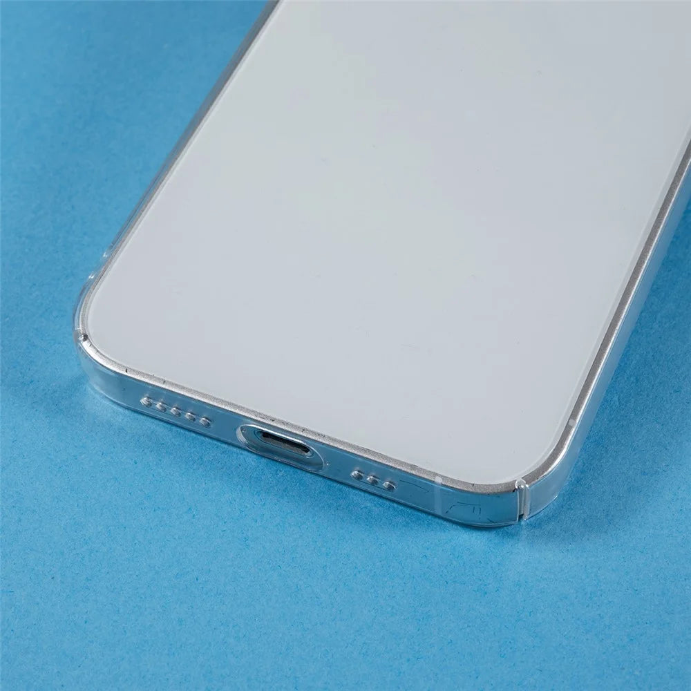 For iPhone 15 Case Hard PC Impact Protection Transparent Phone Cover - 7