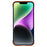 For iPhone 15 Plus Case Frameless Skin-touch Hard PC Phone Cover - Orange - 2