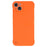 For iPhone 15 Plus Case Frameless Skin-touch Hard PC Phone Cover - Orange - 3