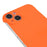 For iPhone 15 Plus Case Frameless Skin-touch Hard PC Phone Cover - Orange - 6