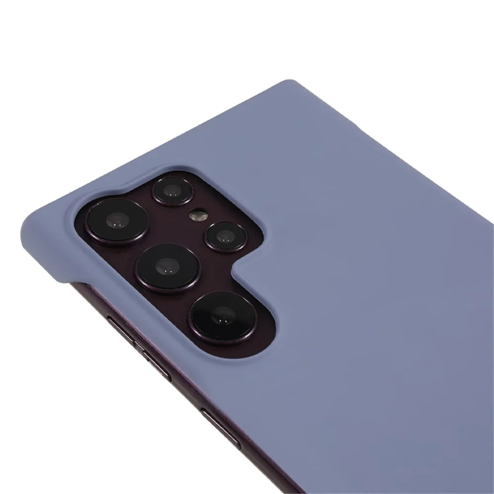 For Samsung Galaxy S24 Ultra Case Hard PC Borderless Minimalist Protective Phone Cover - Lavender Grey - 5