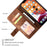 For iPhone 11 Leather Case with Strap Skin-touch Splicing Wallet Phone Cover - Brown - 6