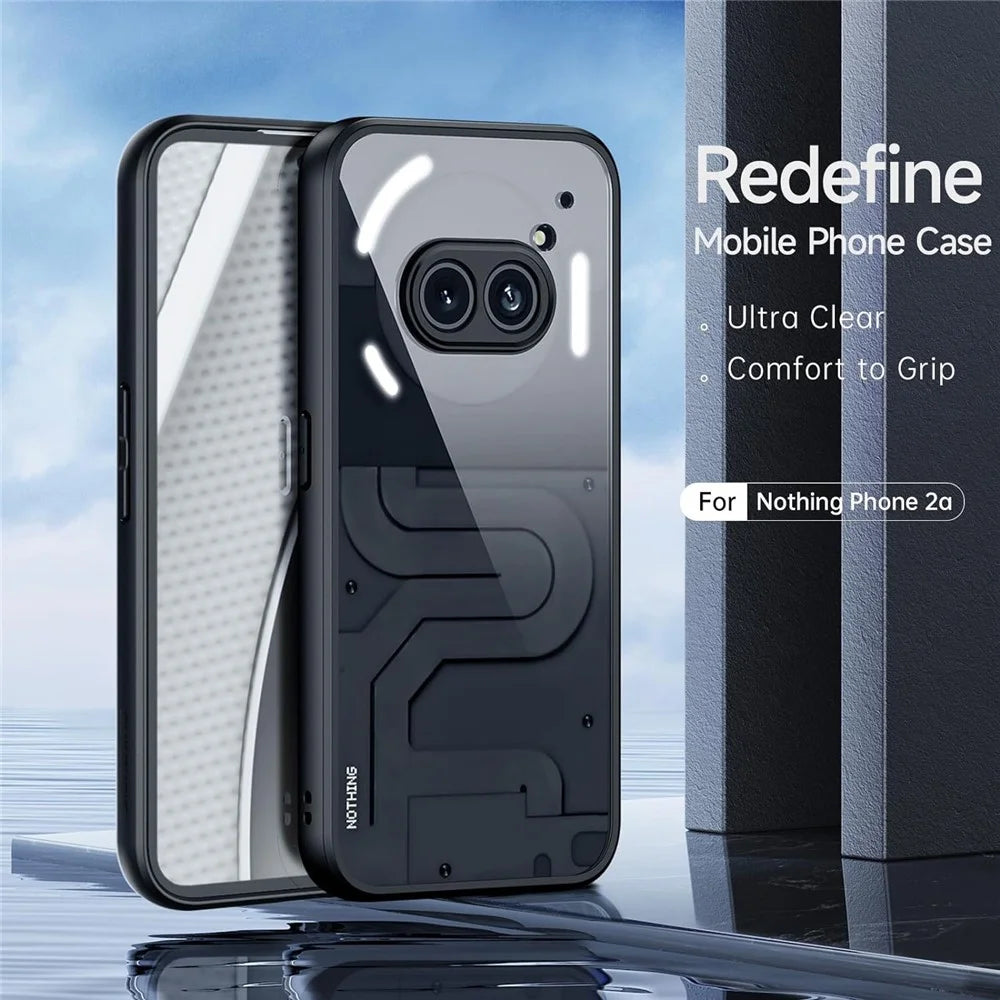 For Nothing Phone (2a) Case Slim Anti-Fade Ultra Clear Phone Case - Black - 2