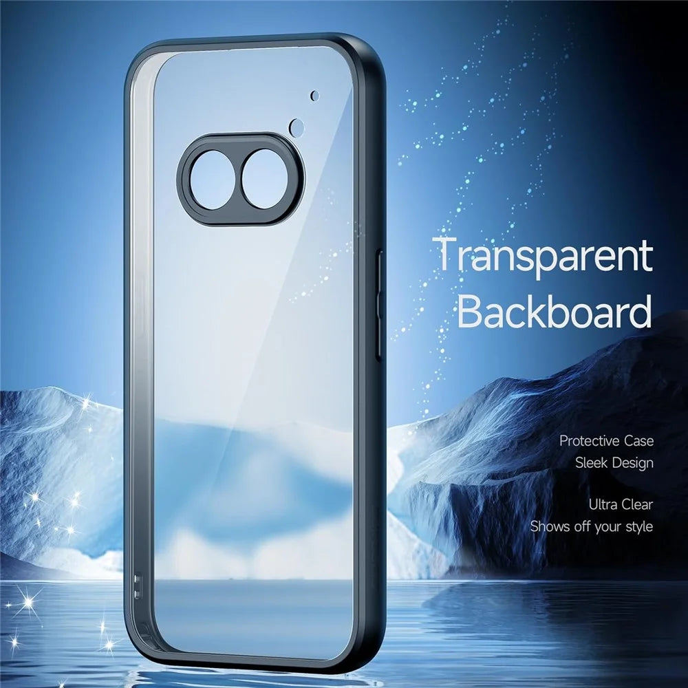 For Nothing Phone (2a) Case Slim Anti-Fade Ultra Clear Phone Case - Black - 3