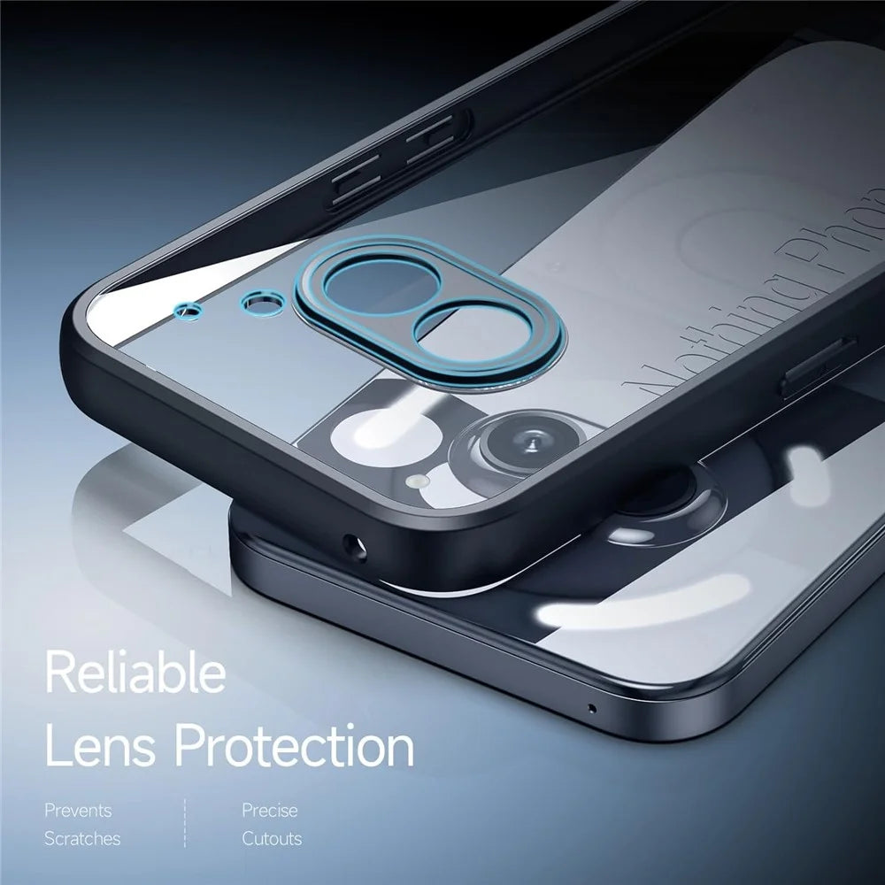 For Nothing Phone (2a) Case Slim Anti-Fade Ultra Clear Phone Case - Black - 6