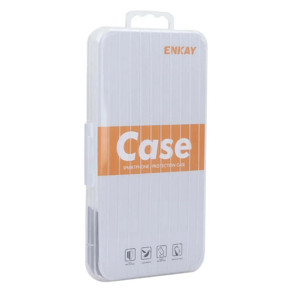 ENKAY HAT PRINCE For Samsung Galaxy S24 Ultra Case Anti-Drop Rubberized Matte Hard PC Frameless Back Cover - Orange - 6