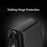 For Samsung Galaxy Z Flip5 5G Case Anti-Drop PC Phone Cover with Card Holder - Black - 7
