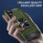 For Samsung Galaxy A55 5G Case Anti-Drop PC+TPU Kickstand Phone Cover - Army Green - 3
